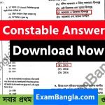 WBP Constable Answer Key 2021