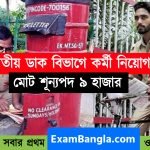 ৯ হাজার শূন্যপদে পোস্ট অফিসে কর্মী নিয়োগ