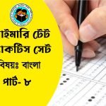 প্রাইমারি টেট বাংলা প্র্যাকটিস সেট- ৮