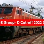 RRB Kolkata Group- D Cut Off 2022