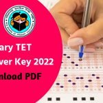 Primary TET Answer Key