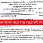 রাজ্যের স্বাস্থ্য দপ্তরে উচ্চমাধ্যমিক পাশে কর্মী নিয়োগ