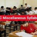 WBPSC Miscellaneous Syllabus 2023