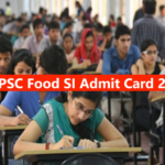 WBPSC Food SI Admit Card 2024