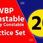 WBP Constable Practice Set 2024