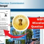 WBPSC Miscellaneous Question Paper pdf Download